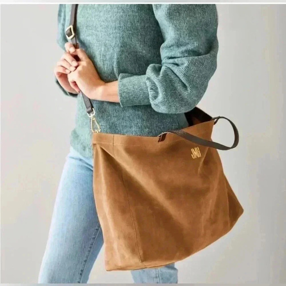 Mark & Graham Handbags - Mark & Graham Italian suede tote/crossbody